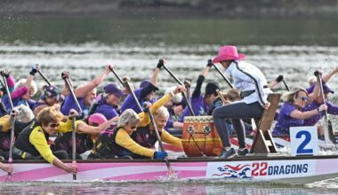 Breast cancer survivors find motivation and friendship in dragon boat racing