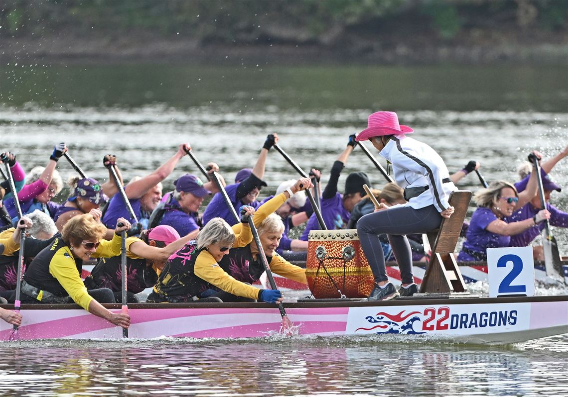 Breast cancer survivors find motivation and friendship in dragon boat racing