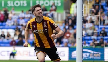 Mark Trueman's reaction after Bradford City draw at Reading