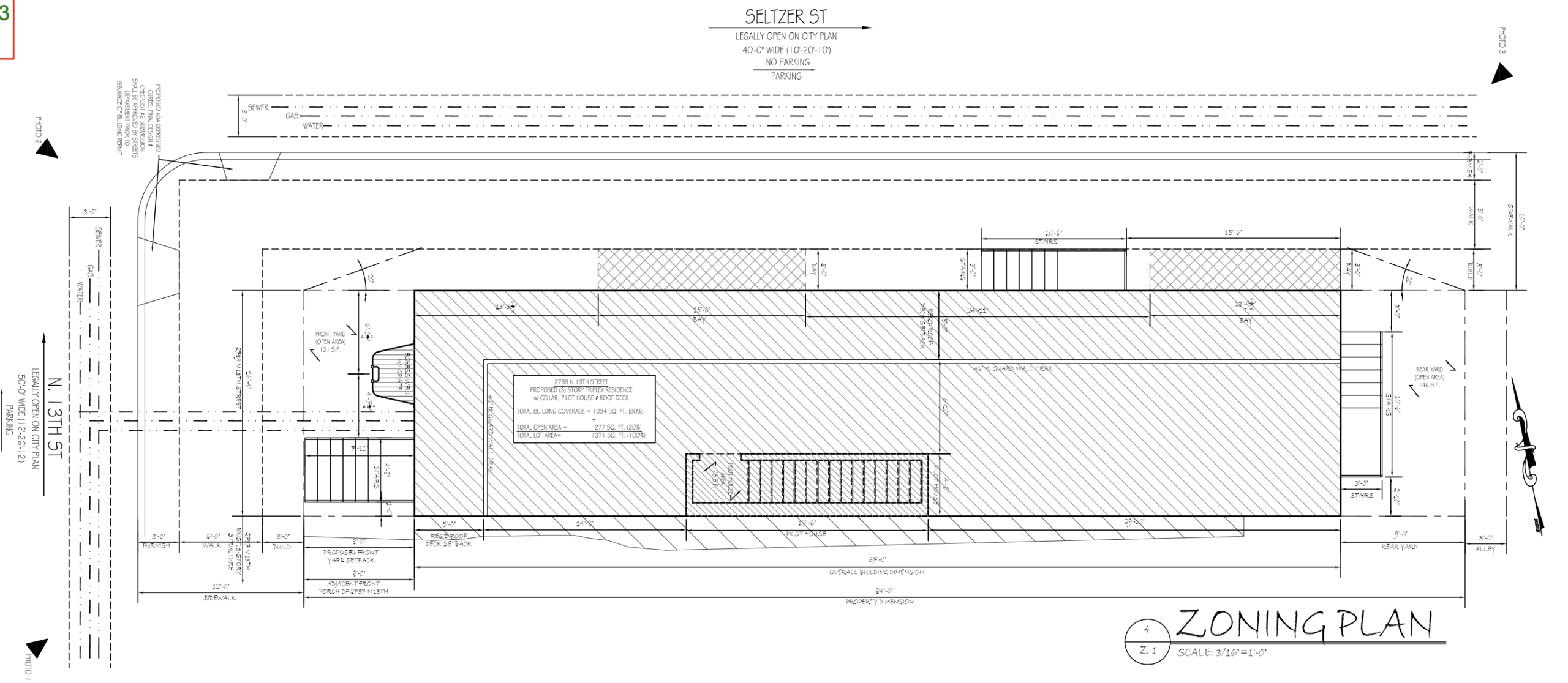 2739 North 13th Street Plan via KCA Design Associates