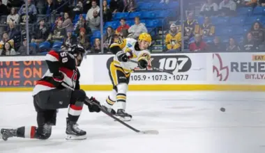 Minor league report: Penguins lose to Senators, Avery Hayes scratched for potential recall