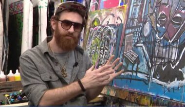 Pittsburgh artist Benny Blindspots turns vision loss into artistic inspiration