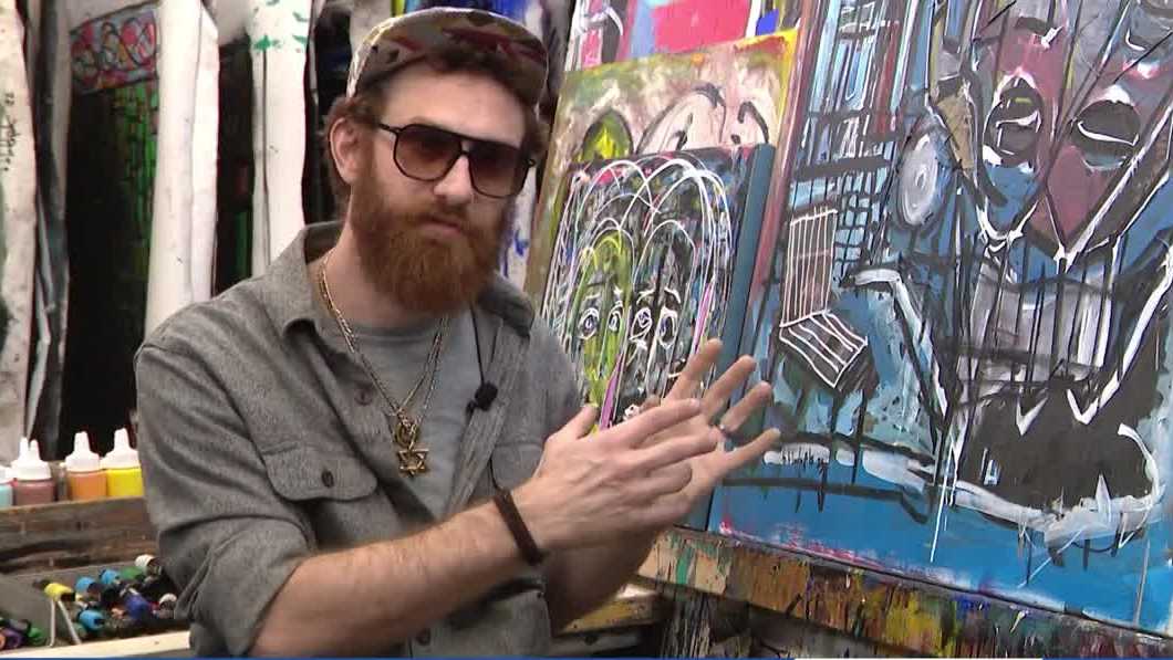 Pittsburgh artist Benny Blindspots turns vision loss into artistic inspiration