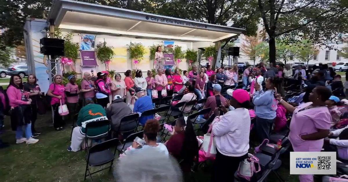 Perry Square Fountain Pink for Breast Cancer Awareness Month | Local News