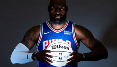 LeBron James faces a major challenge in his first season with Philadelphia as he battles through a health issue