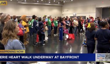 Erie Heart Walk Underway at Bayfront | Latest Video