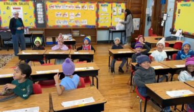 ‘Every one is a gift of love’: First Presbyterian Church gives homemade hats to all Allentown first graders | Allentown Area