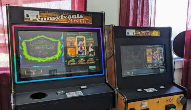 Pennsylvania skill game machine at a business near Harrisburg. |