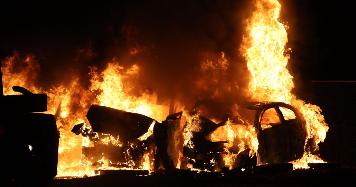 Several vehicles up in flames at Northampton County towing company | Nazareth Area