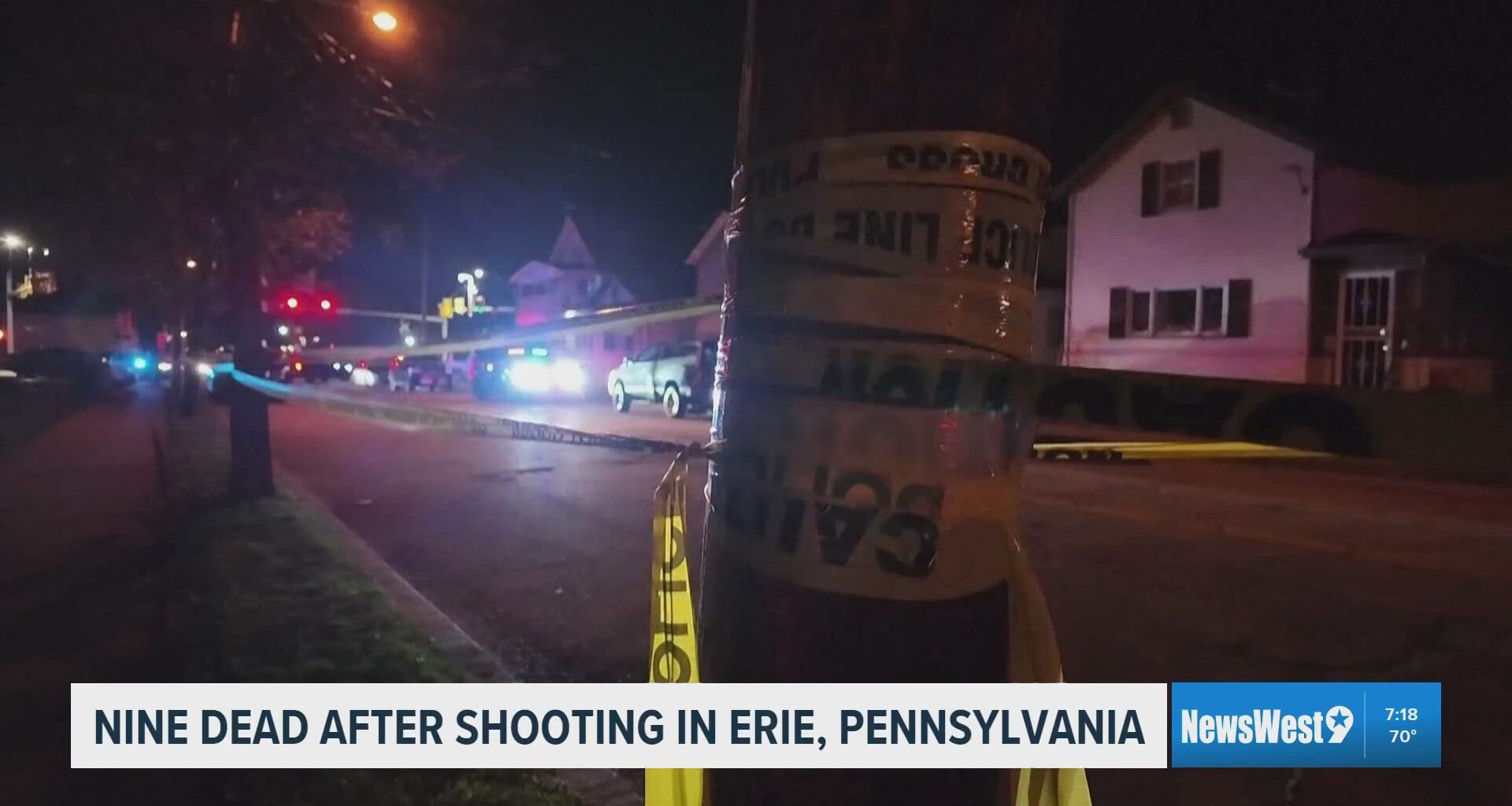 9 dead after shooting in Erie, Pennsylvania