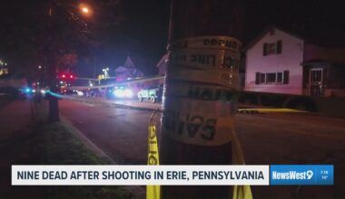9 dead after shooting in Erie, Pennsylvania