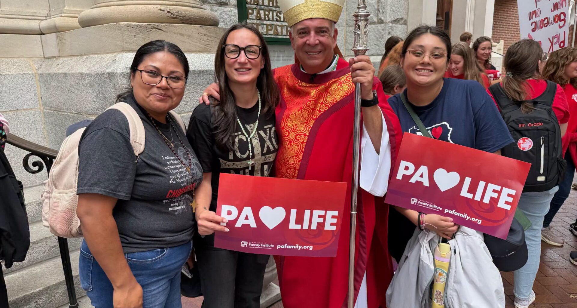 Archbishop Pérez, Area Faithful Attend Annual PA March for Life
