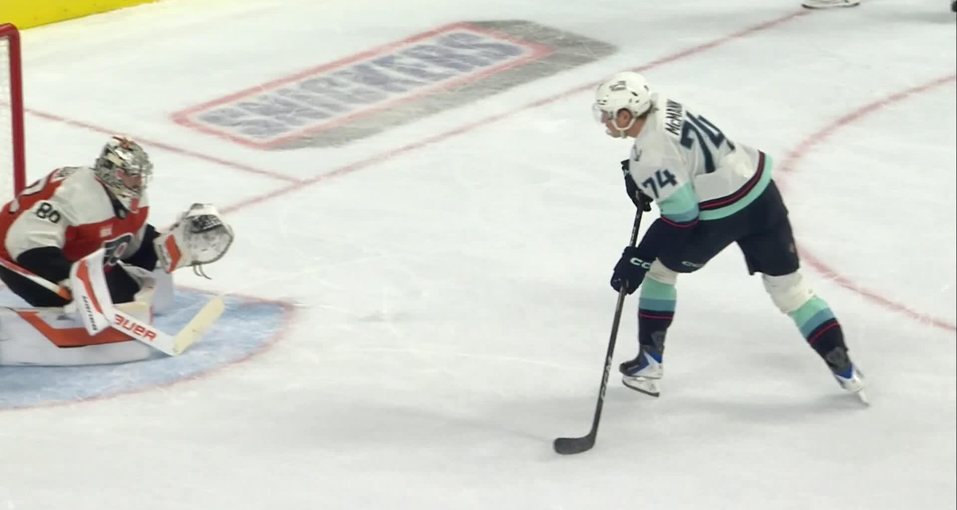 Kraken beat Flyers 3-2 in shootout as Philadelphia's winless start reaches 8 games