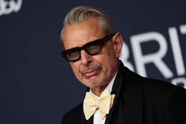 Actor and musician Jeff Goldblum is leading his jazz ensemble in a Philadelphia show. (Scott A Garfitt/Associated Press)