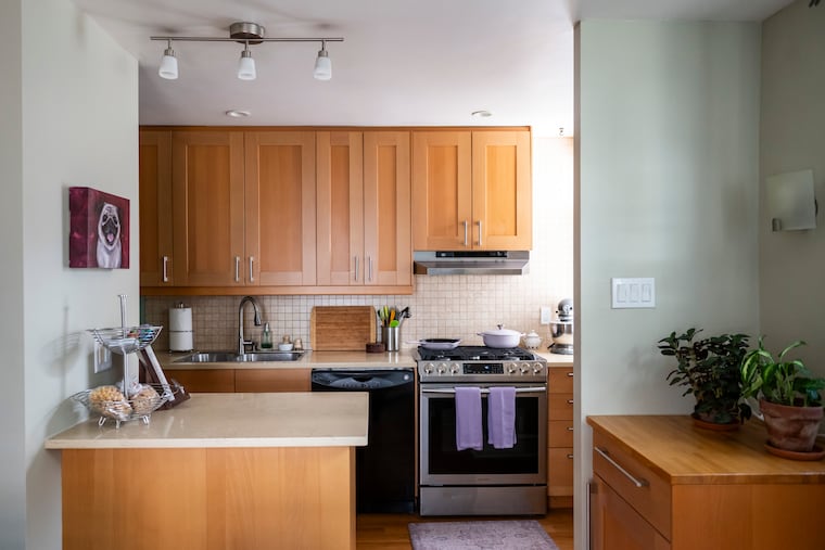 Good kitchen space was one of the things on Ross's new-home wish list. 