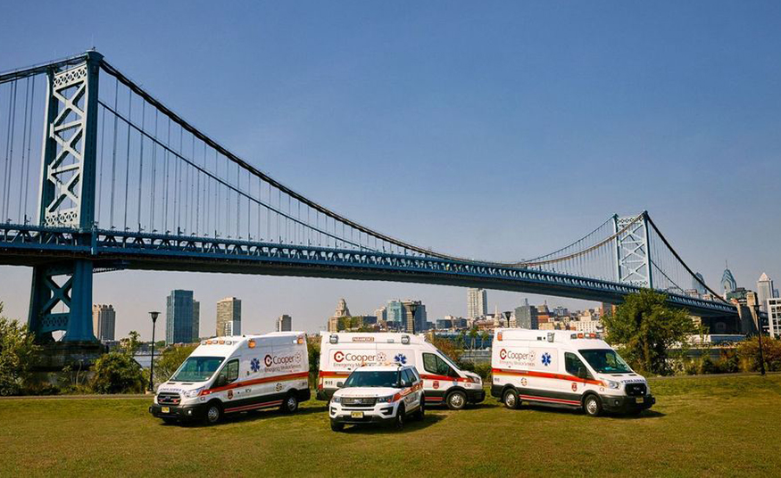 Cooper Norcross Health Emergency Medical Services vehicles