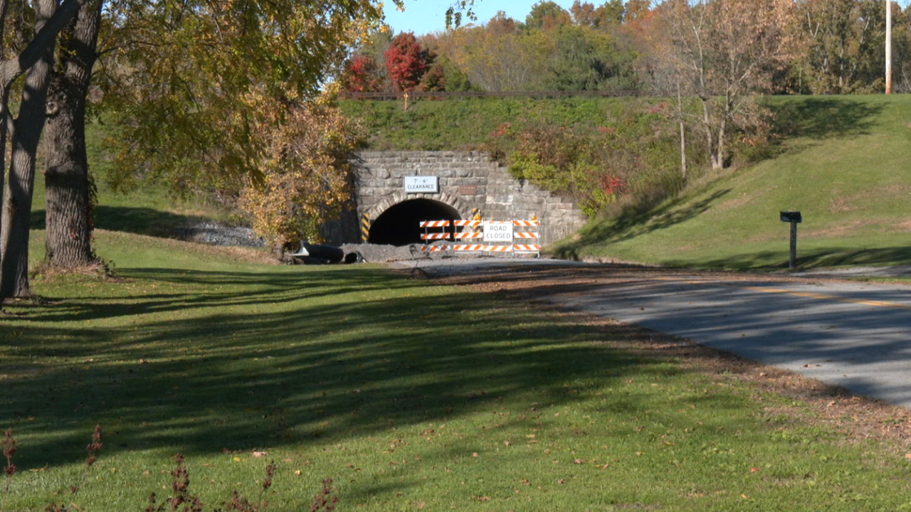 Medina's historic Culvert Road tunnel under the Erie Canal remains closed after storm flooding