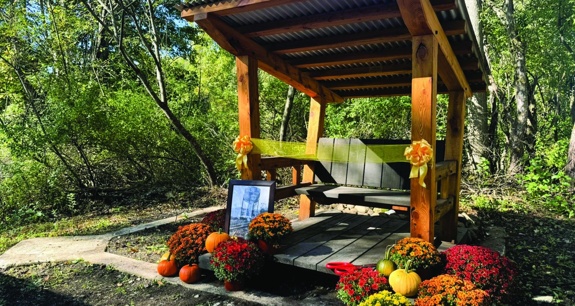 Erie Cattaraugus Rail Trail dedicates new rest stop