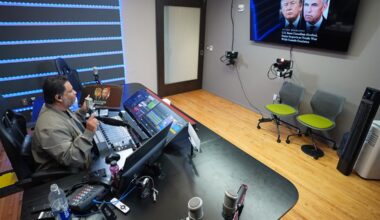 A Spanish-language radio show overflows with voters' frustration in Pennsylvania battleground