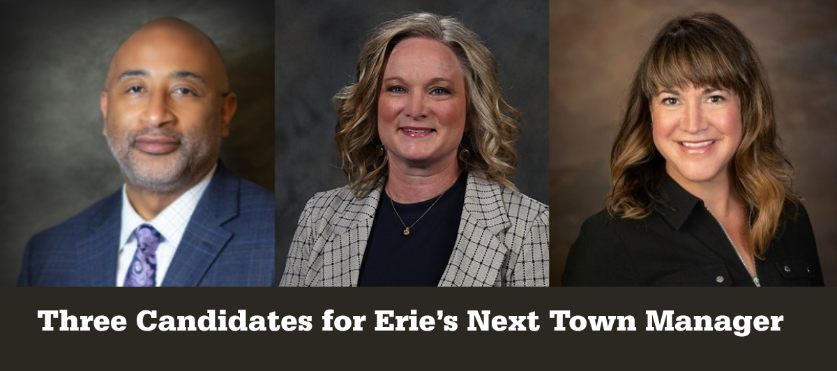 Erie town manager finalists face questions on growth, water and a divided council