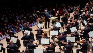 Yannick Nézet-Séguin conducts the Philadelphia Orchestra in Mahler’s "Symphony No. 5" and Julia Wolfe's "Liberty Bell." Photo taken on Oct. 1 in Marian Anderson Hall