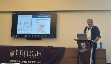 Richard Sullivan uses sediment cores in cyclone modeling