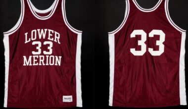 Kobe Bryant's No. 33 Lower Merion jersey is going up for sale