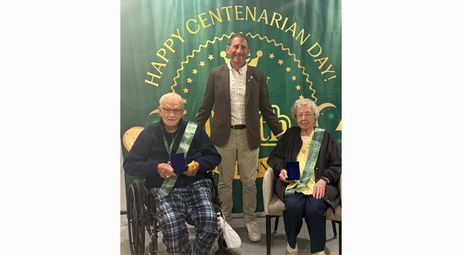 Riverton Enhanced Senior Living in Allentown Honors Three Centenarian Residents for National Centenarian’s Day