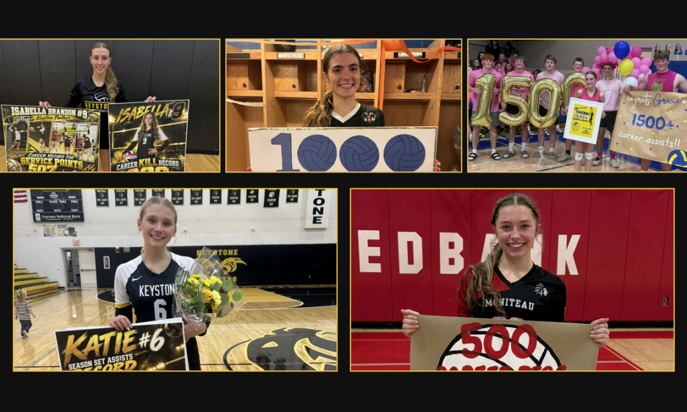 Keystone’s Brandon, Altvatter and Johnsonburg’s Cherry Set Records; Cathedral Prep’s Speros, Moniteau’s Brunst Reach Career Milestones