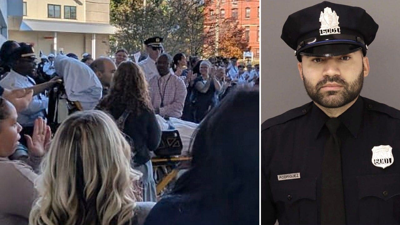 Officer Hector Rodriguez released from hospital after ambush shooting