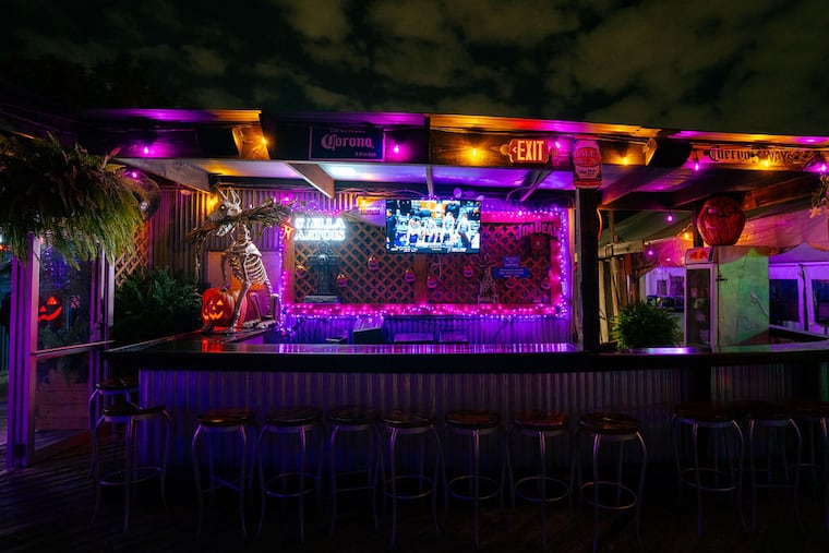 The Haunted Pier at Cavanaugh’s River Deck offers specialty drinks and jump scares at every corner.
