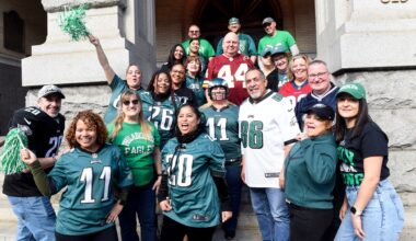 Reading city employees go green for the Philadelphia Eagles