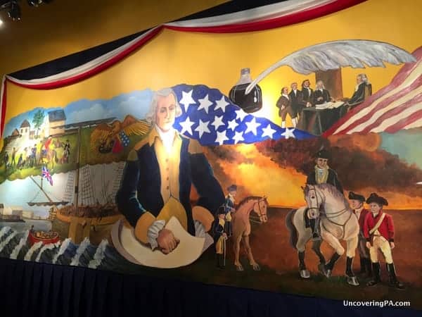 A mural at the Lehigh Valley Heritage Center in Allentown, PA