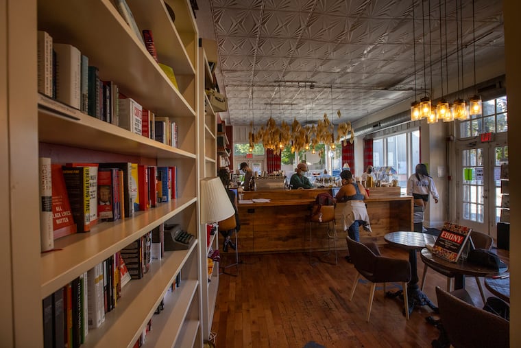 Interior of Uncle Bobbie's Coffee and Books.