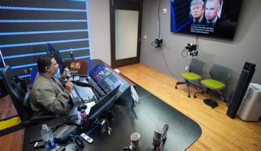 A Spanish-language radio show overflows with voters' frustration in Pennsylvania battleground