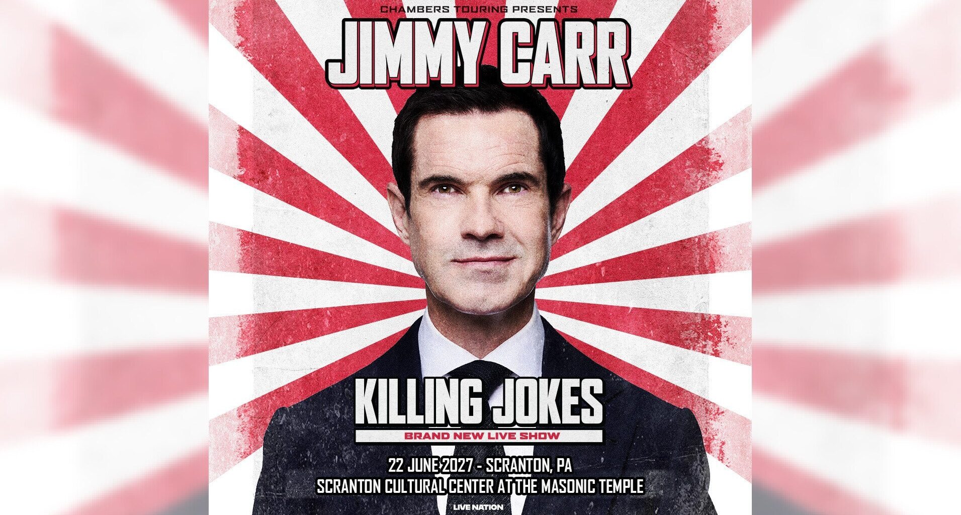 Comedian Jimmy Carr to perform in Scranton