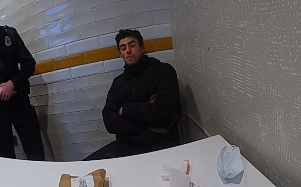 Police bodycam footage released Friday shows the moment officers located and arrested Luigi Mangione at a Pennsylvania McDonald's in connection with the shooting death of United Healthcare CEO Brian Thompson in Manhattan. (District Attorney of New York)