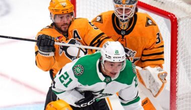 Disciplined defense helps the Penguins snap their losing streak with a shootout win over the Stars