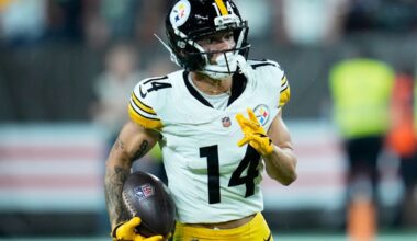 The Steelers can’t catch a break, as two more receivers will be out this week