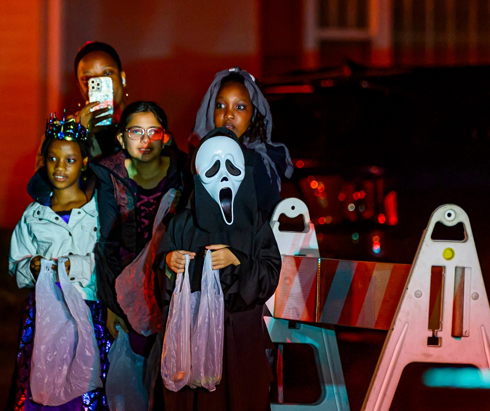 Families enjoy the candy, sights and sounds Wednesday, Oct. 21, 2026, during the Catasauqua-North Catasauqua Halloween Parade. (April Gamiz/The Morning Call)