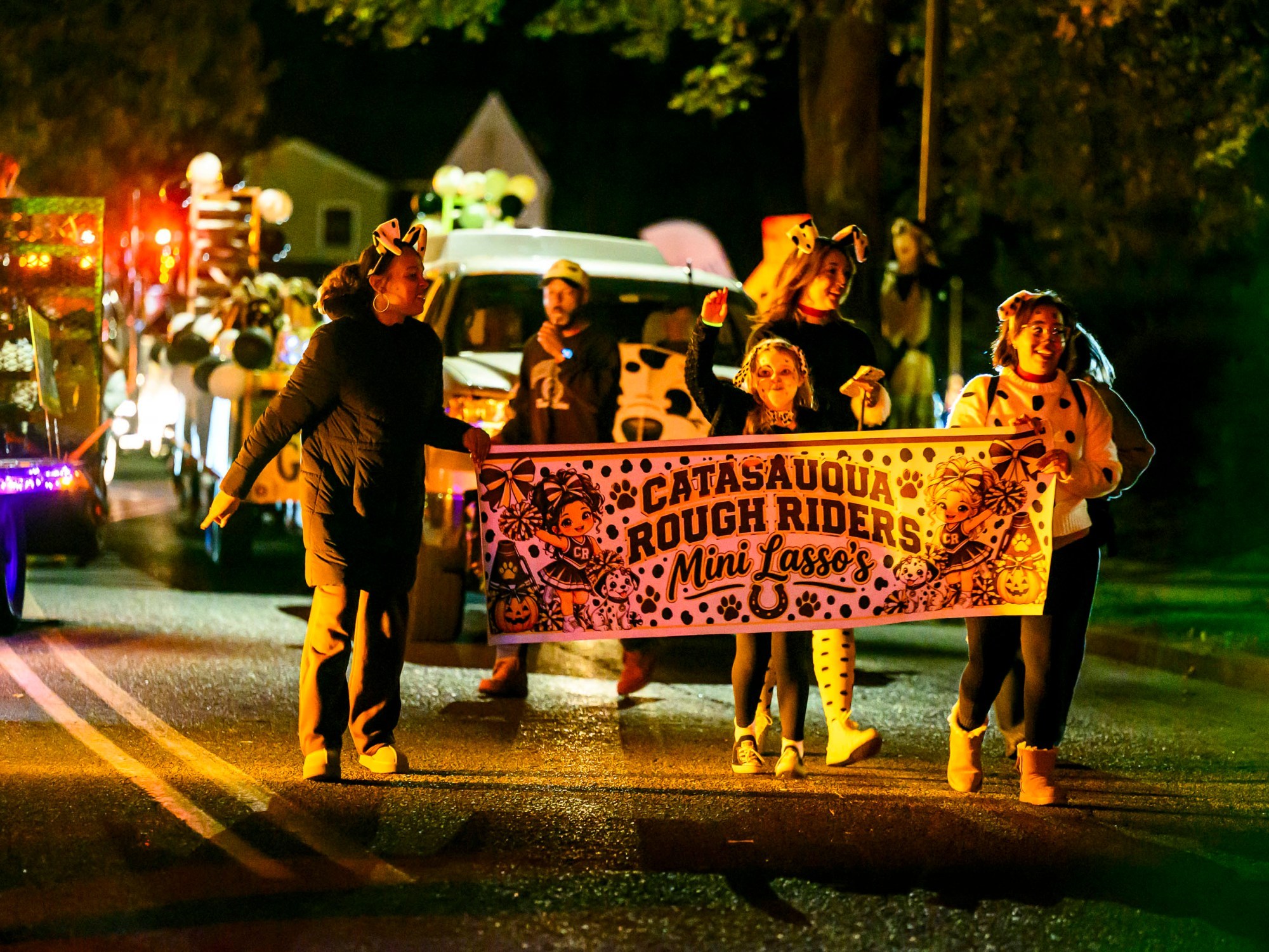 Various community and school organizations and businesses participate Wednesday, Oct. 21, 2026, during the Catasauqua-North Catasauqua Halloween Parade. (April Gamiz/The Morning Call)