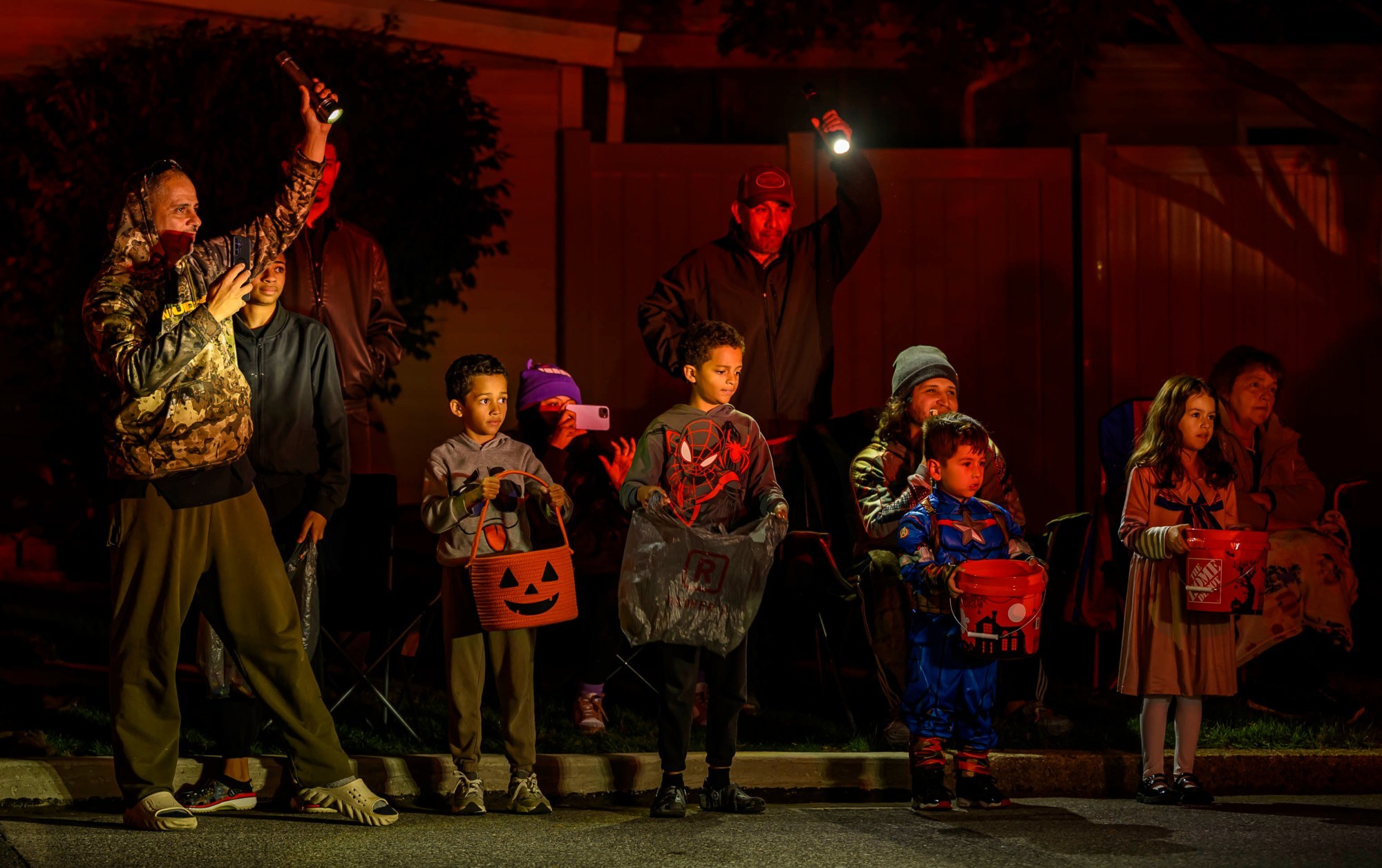 Families enjoy the candy, sights and sounds Wednesday, Oct. 21, 2026, during the Catasauqua-North Catasauqua Halloween Parade. (April Gamiz/The Morning Call)