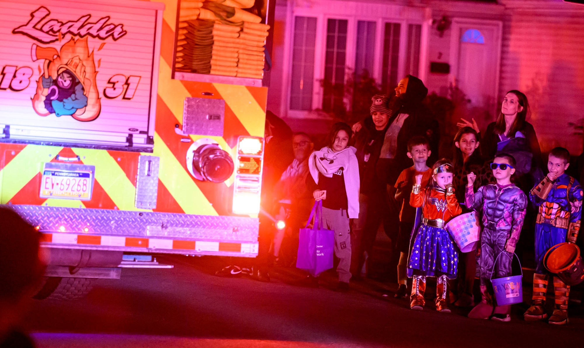Various community and school organizations and businesses participate Wednesday, Oct. 21, 2026, during the Catasauqua-North Catasauqua Halloween Parade. (April Gamiz/The Morning Call)