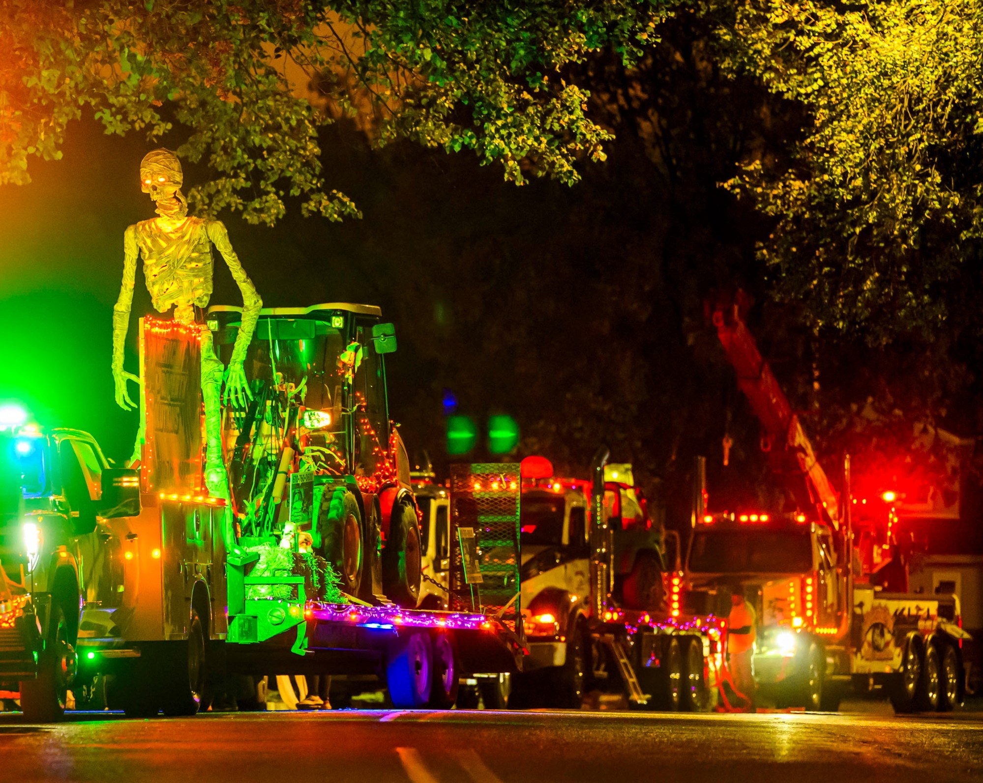 Various community and school organizations and businesses participate Wednesday, Oct. 21, 2026, during the Catasauqua-North Catasauqua Halloween Parade. (April Gamiz/The Morning Call)