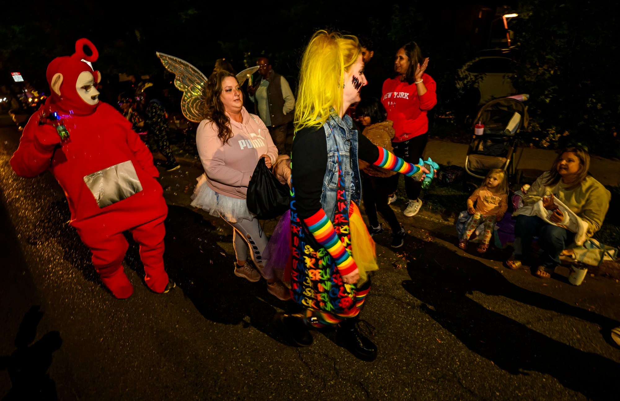 Families enjoy the candy, sights and sounds Wednesday, Oct. 21, 2026, during the Catasauqua-North Catasauqua Halloween Parade. (April Gamiz/The Morning Call)