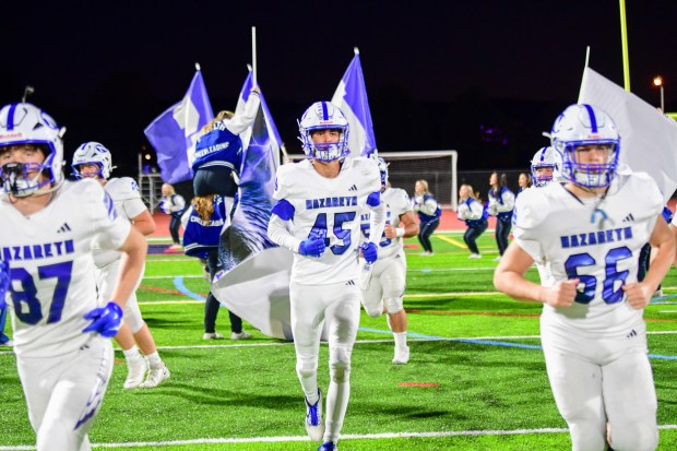 Faces in the crowd during the Nazareth at Bethlehem Catholic football game on Oct. 17, 2026, BASD Stadium in Bethlehem. (Jonathan Broady/Special to The Morning Call)