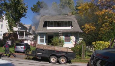 Man taken to hospital after fire in Scranton's hill section