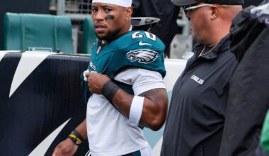 Saquon Barkley joins Eagles' long list of injured players as Philly rues poor 4th-down play vs. Rams