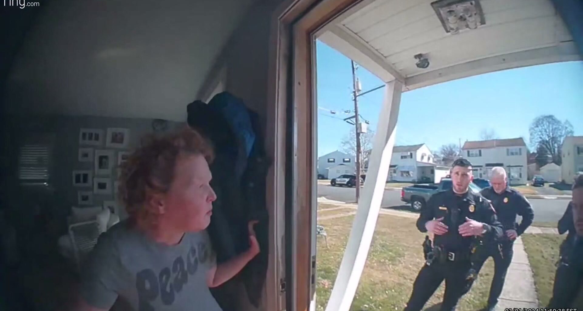 Bethlehem woman posts doorbell video of police entry, says jury sided with officers