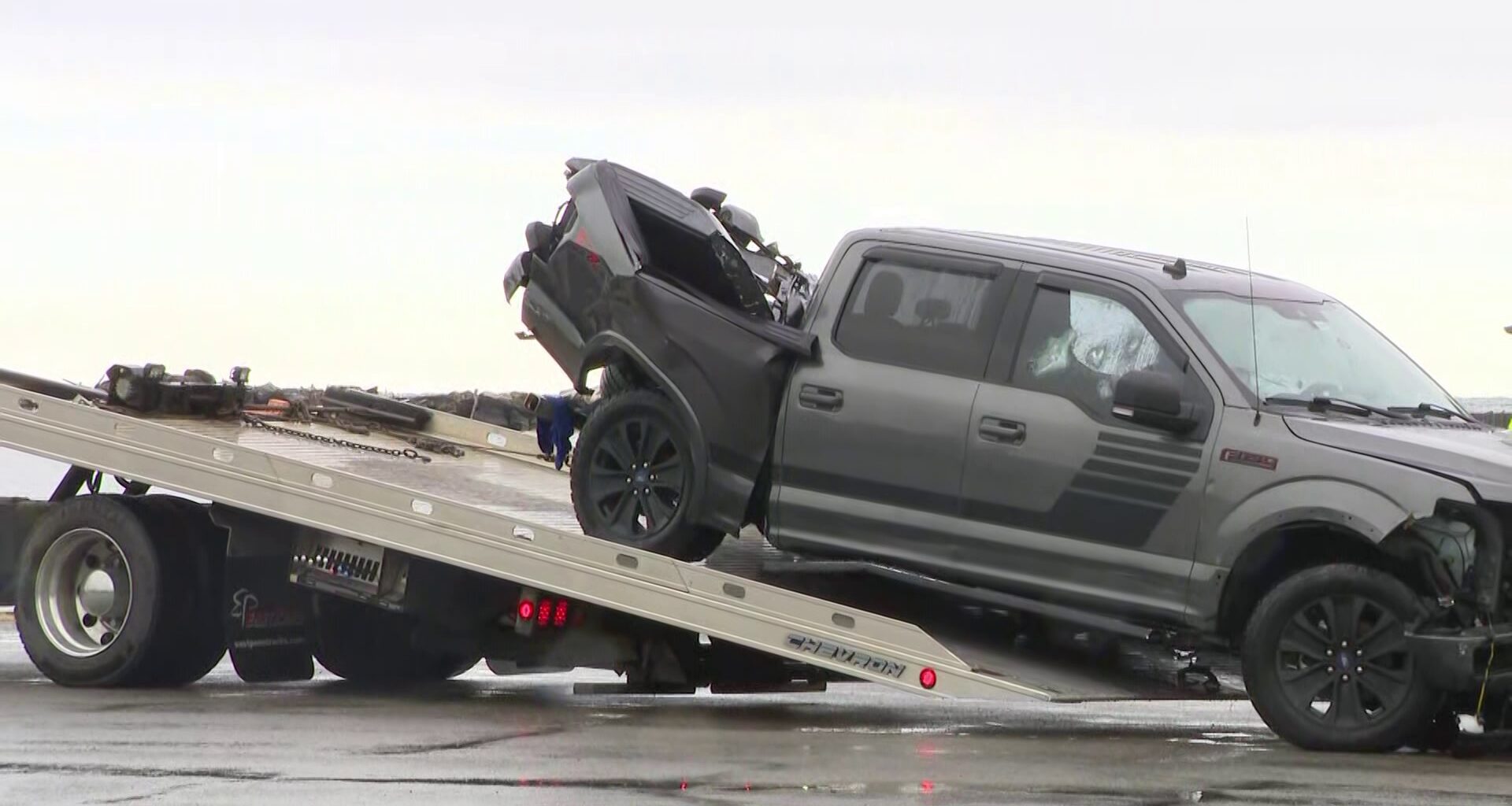 Police pursuit in Westfield ends with truck driving into Lake Erie